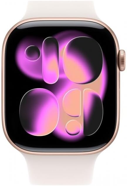 Apple Reloj inteligente Watch Series 11 GPS + Cellular de 42 mm con caja de aluminio gris espacial con correa deportiva negra S/M. Puntuación de sueño, monitor de fitness, monitoreo de salud, pantalla